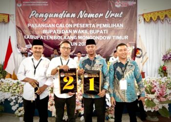 Oppo-Argo Kantongi Nomor Urut Satu, Ketua TPK Hendra Damopolii: Spirit Meraih Kemenangan