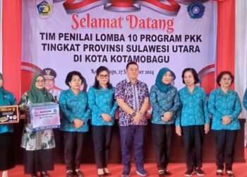 Ketua TP PKK Kotamobagu Terima Kunjungan Tim Penilai Lomba Program PKK