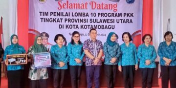 Ketua TP PKK Kotamobagu Terima Kunjungan Tim Penilai Lomba Program PKK