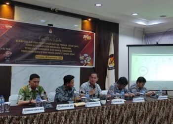 KPU Minahasa Tenggara Sahkan 89.815 Orang dalam Daftar Pemilih Teta