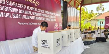 KPU Mitra Simulasikan Pungut-Hitung Suara