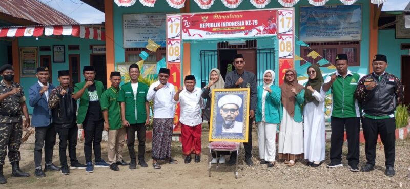 Foto : Upacara Hari Santri Nasional yang dilaksanakan di MA Jambusarang, Bolmut