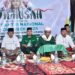 Foto : Tampak Ketua GP Ansor Bolmut, Agung Aditya Saenong, bersama sejumlah tamu undangan pada acara Isighosah.