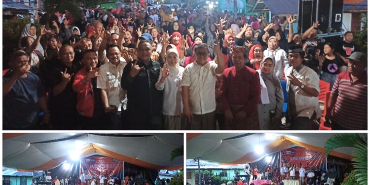 Sorakan ‘Lantik Jo’ Warnai Kampanye NK-STA di Kelurahan Biga
