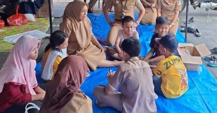 Penanganan Pasca Kebakaran, DP3A Gelar Trauma Healing untuk Anak-anak Korban Terdampak