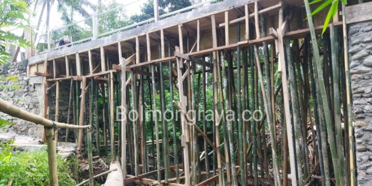 Rampung Waktu Dekat, Proyek Jembatan Penyeberangan Sungai Kopandakan Satu Terus Dipacu