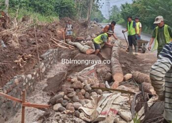 Terus Dipacu, Proyek Drainase Jalan Pande Bulan Tunjukan Peningkatan Progres