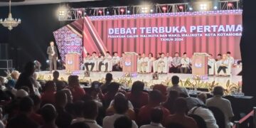 Berjalan Aman, KPU Kotamobagu Sukses Gelar Debat Kandidat Pertama