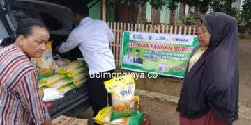 Gandeng Perum Bulog, DKP Kotamobagu Gelar GPM di Desa Bilalang Dua