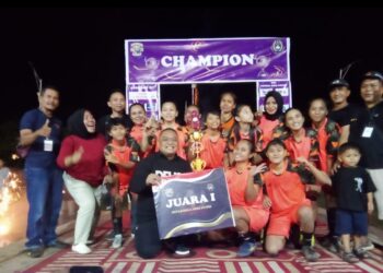 Permintaan Masyarakat, NK-STA Hadiri Penutupan Turnamen Sepak Bola Pemuda Cup Mongkonai