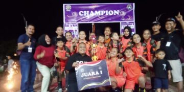 Permintaan Masyarakat, NK-STA Hadiri Penutupan Turnamen Sepak Bola Pemuda Cup Mongkonai