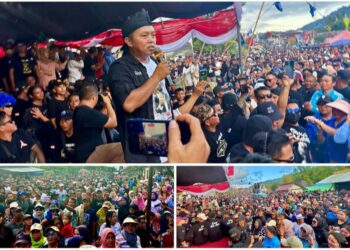 Patahkan Klaim Paslon ‘Sabla Aer’ Ribuan Pendukung OPPO-ARGO Duduki Modayag Dua