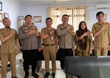 Perkuat Sinergitas, Dinas Kominfo Terima Kunjungan Wakapolres Kotamobagu