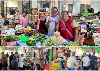 Serap Aspirasi Pedagang, Nayodo Koerniawan Blusukan ke Pasar 23 Maret Kotamobagu