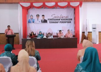 Dibuka Wali Kota, Pemkot Kotamobagu Gelar Sosialisasi Pencegahan Kekerasan Perempuan