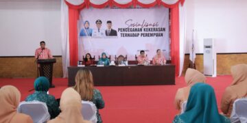 Dibuka Wali Kota, Pemkot Kotamobagu Gelar Sosialisasi Pencegahan Kekerasan Perempuan