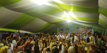 Ribuan Pendukung Padati Kampanye di Molinow, Weny Gaib: Terima Kasih Sebesar-besarnya