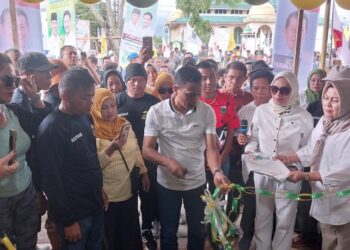 Resmikan Sekretariat Pemenangan di Matali, Dokter Weny Gaib: Kelurahan ini Tidak Asing bagi Saya