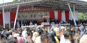 Pimpin Upacara Peringatan Hari Pahlawan, Abdullah Mokoginta Bacakan Sambutan Mensos RI