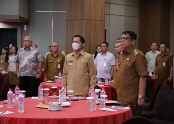 Bersama Kada Se Sulut, Abdullah Mokoginta Ikuti Rakorev RKPD 2024
