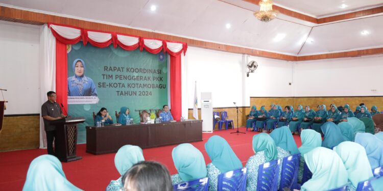 Dibuka Wali Kota, TP PKK Kotamobagu Gelar Rakor