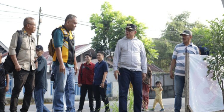 Pj Wali Kota Tinjau Fasilitas dan Infrastruktur di Kelurahan Kotobangon