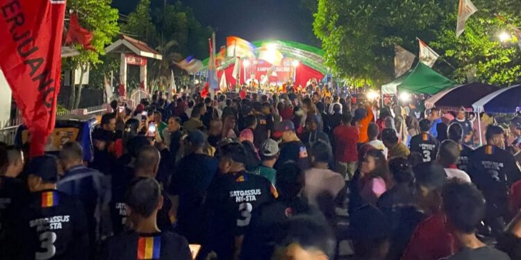 Patahkan Klaim Basis Lawan, Kampanye Dialogis NK-STA Dibanjiri Masyarakat Mogolaing