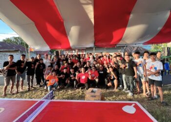 Support Penuh Dunia Olahraga, NK-STA Buka Turnamen Tenis Meja di Kelurahan Kobo Besar