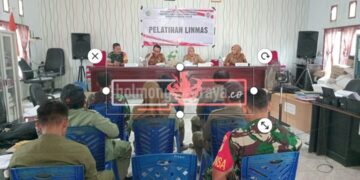 Tingkatkan Profesionalitas, Pemdes Pontim Gelar Pelatihan Linmas
