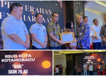 Kategori Baik, RSUD Kotamobagu Raih Penghargaan dari BPKP Sulut