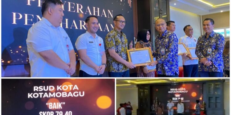 Kategori Baik, RSUD Kotamobagu Raih Penghargaan dari BPKP Sulut