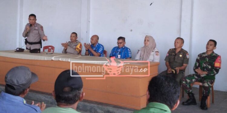 Jelang Pilkada, Pemerintah Kecamatan Kotamobagu Selatan Gelar Rakor Bersama Satlinmas