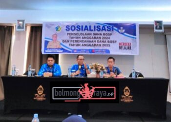 Pastikan Tepat Sasaran, Disdik Kotamobagu Gelar Sosialisasi Pengelolaan BOSP