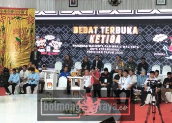 KPU Kotamobagu Gelar Debat Publik Terakhir Paslon Wali Kota dan Wakil Wali Kota