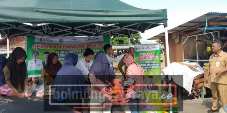 Stabilisasi Pasokan dan Harga Pangan, DKP Kotamobagu Gelar GPM di Kelurahan Kotobangon