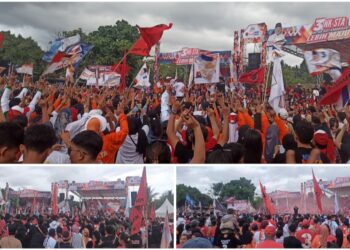 Dihadapan Ribuan Pendukung, NK-STA Tegaskan Kemenangan Pilkada 2024