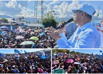 Kemenangan Didepan Mata, Ribuan Militan Padati Lokasi Kampanye Akbar OPPO-ARGO
