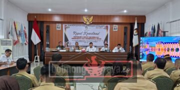 Persiapan Distribusi Logistik Pilkada, KPU Kotamobagu Rakor Bersama Unsur Terkait