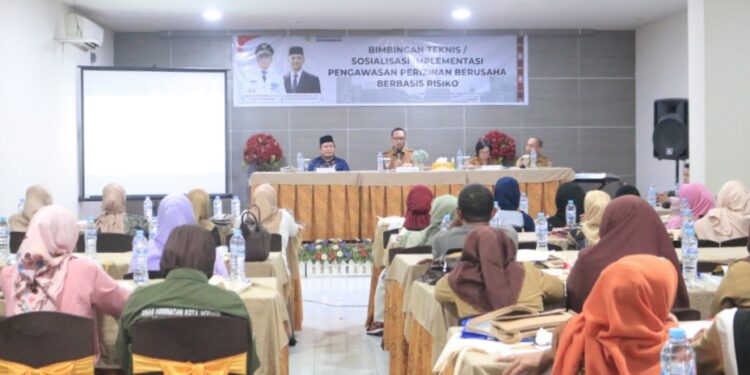 Dibuka Sekda, DPMPTSP Gelar Sosialisasi Implementasi Pengawasan Perizinan Berusaha Berbasis Risiko