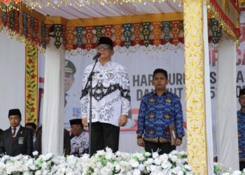 Dipimpin Wali Kota, Pemkot Kotamobagu Gelar Upacara Peringatan HGN, HUT PGRI dan KORPRI