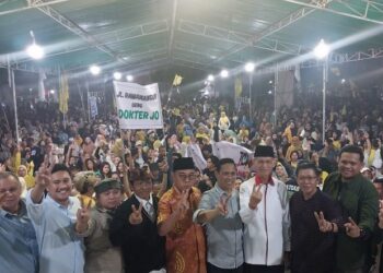 Tak Terbendung, Ribuan Massa Padati Kampanye Dialogis The Winner