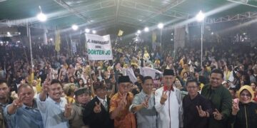 Tak Terbendung, Ribuan Massa Padati Kampanye Dialogis The Winner