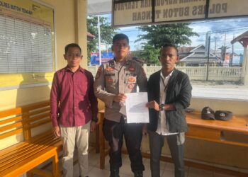 Agusalim Watolo Resmi Diadukan ke Polres Buton Tengah