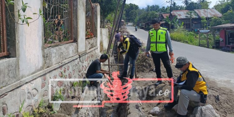Berakhir 31 Desember, Pekerjaan Drainase Jalan Pande Bulan Terus Dipacu