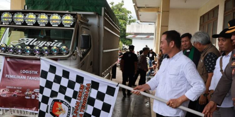 KPU Kabupaten Mitra Mulai Distribusikan Logistik Pilkada ke Kecamatan