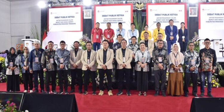 Debat Ketiga Pilkada Mitra, Otnie Tamod: Yakinkan Pemilih dengan Visi-Misi