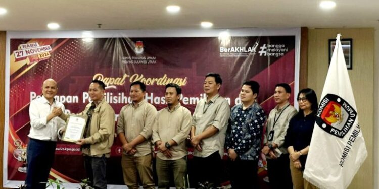 KPU Kabupaten Minahasa Tenggara Raih Penghargaan Terbaik ke-6 Anggota JDIH