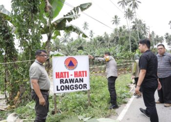 Bersama Forkopimda, Abdullah Mokoginta Tinjau Lokasi Bencana Banjir dan Longsor