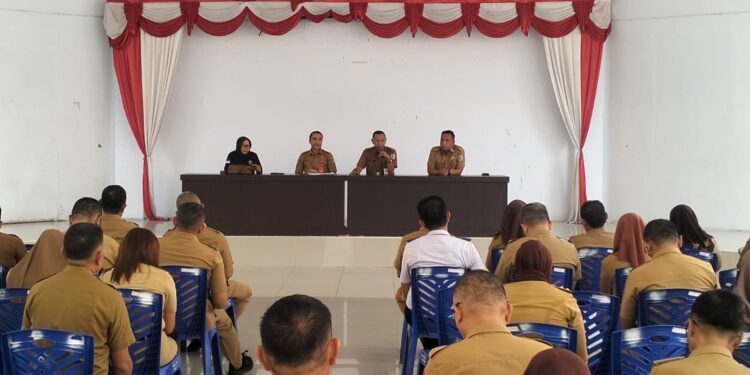 Gelar Rapat, Pemkot Kotamobagu Matangkan Persiapan Acara Penyambutan dan Pelepasan Wali Kota