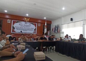 Penyusunan Laporan Evaluasi Pelaksanaan Pilkada, KPUD Kotamobagu Gelar FGD Bersama Unsur Terkait